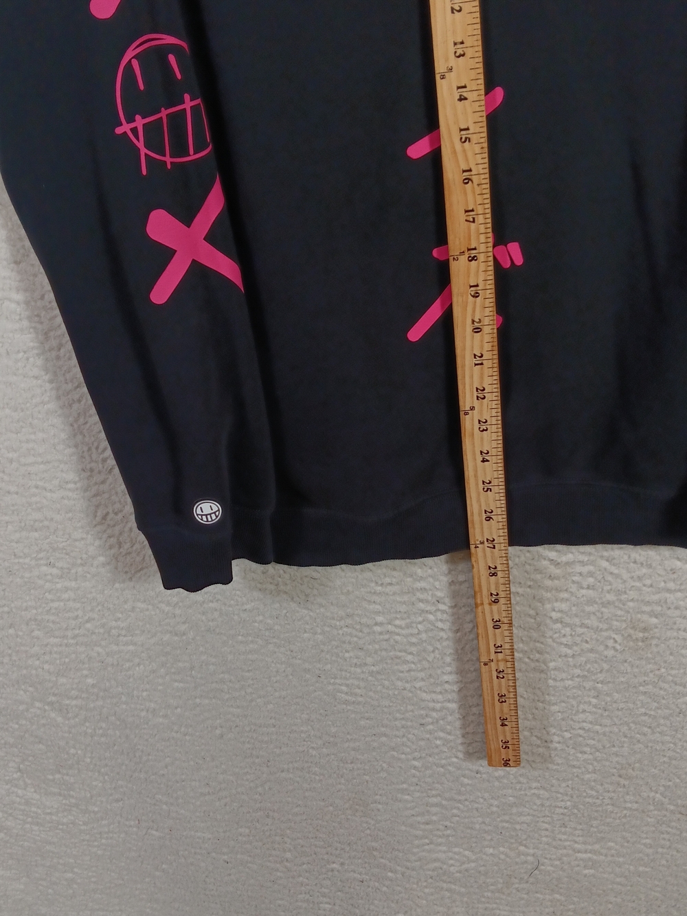 The Boys Warren James Hoodie Mens XL Black Saturdays Are For The Boys Graffiti - Picture 11 of 14